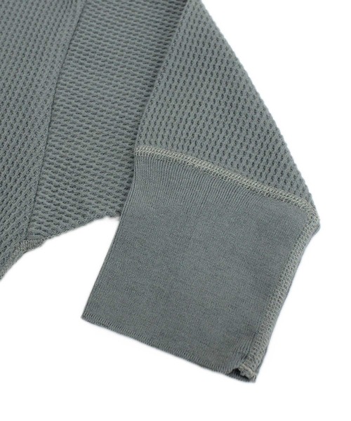 Audition(オーディション)の「M1397 ヴィンテージワッフルVネックプルオーバー(Tシャツ/カットソー・レディース・ブラック/オリーブ/キナリ・MEDIUM)」の17枚目の写真