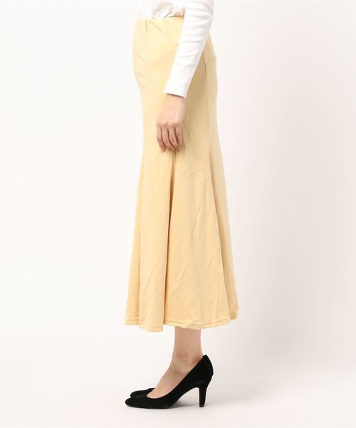 KOBE LETTUCE(コウベレタス)の「カラーマーメイドスカート(スカート・レディース・パープル/ブラック/イエロー・FREE)」の4枚目の写真