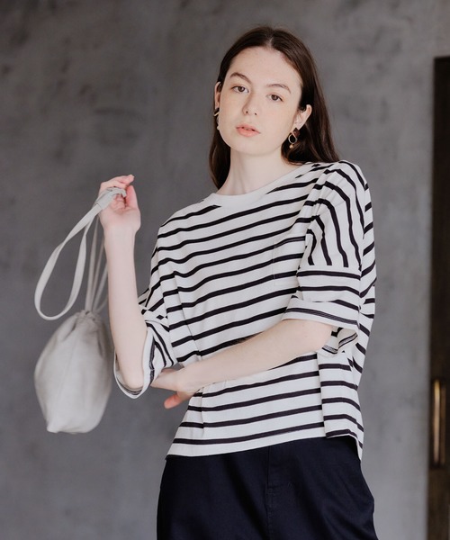 SEVENDAYS=SUNDAY(セブンデイズサンデイ)の「【2020春夏】ドロップショルダーカットプルオーバー*(Tシャツ/カットソー)」|その他7