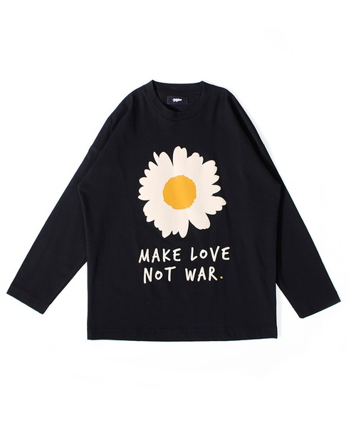 MYne（マイン）の「【MYne】FLOWER L/S TEE/G05LT191（Tシャツ/カットソー・メンズ・ブラック/ホワイト・SMALL/MEDIUM）」の7枚目の写真