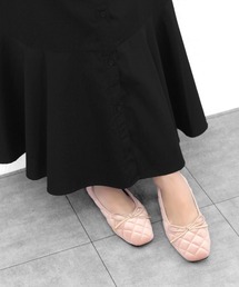 SOROTTO | 【親子お揃い】スクエアトゥキルティングバレエシューズ (LADYS)(バレエシューズ)