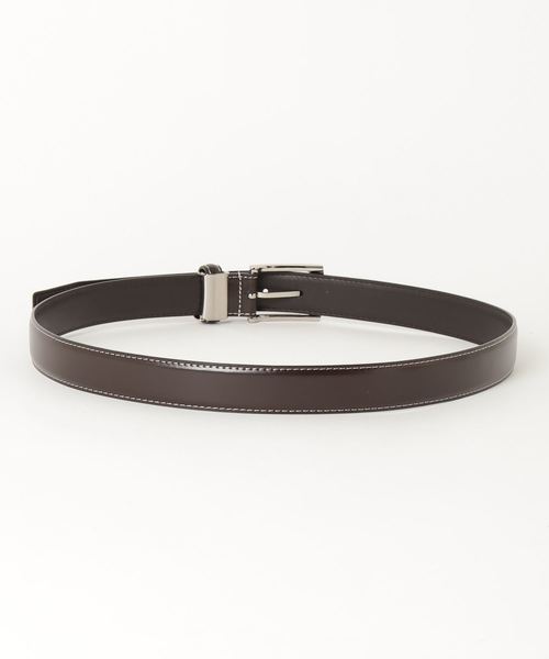 TOKYO SHIRTS（トウキョウシャツ）の「ピンバックル式 牛革 メンズベルト（ベルト・メンズ・ダークブラウン・FREE）」の5枚目の写真