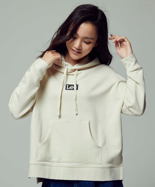 Lee(リー)の「【Lee】サイドスリットビッグシルエットパーカー(パーカー・レディース・ブラック/キナリ/キャメル・M/L)」の8枚目の写真