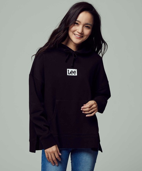 Lee(リー)の「【Lee】サイドスリットビッグシルエットパーカー(パーカー・レディース・ブラック/キナリ/キャメル・M/L)」の13枚目の写真