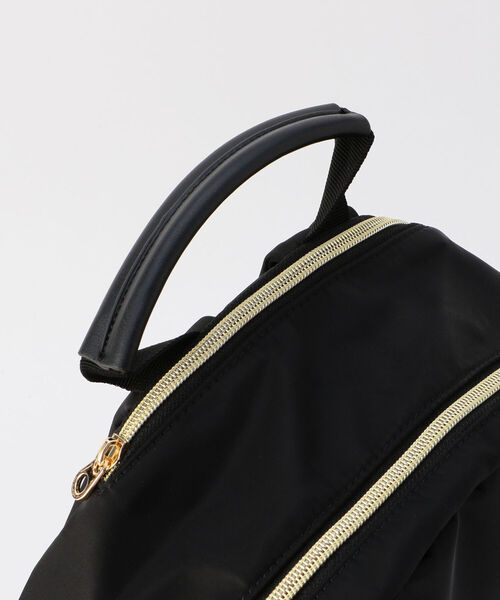 fredy repit(フレディレピ)の「撥水ナイロンZIPリュック(バックパック/リュック・レディース・ブラック/カーキ/ネイビー・FREE)」の6枚目の写真