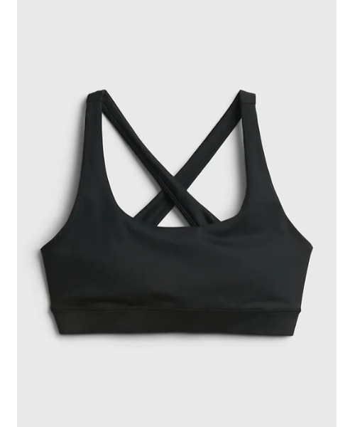 追跡便【 】リブ スポーツ ミディアムインパクトブラ GAP（ギャップ）の「Gapfit ミディアムインパクト クロスバック