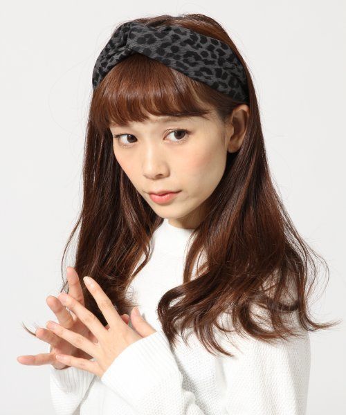 Hare ハレ の レオパードヘアバンド Hare ヘアバンド Wear