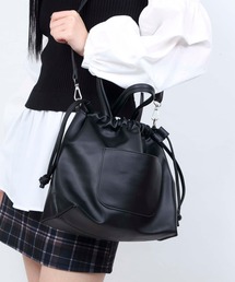 WC | WC/ハンドル巾着ショルダーバッグ(ショルダーバッグ)