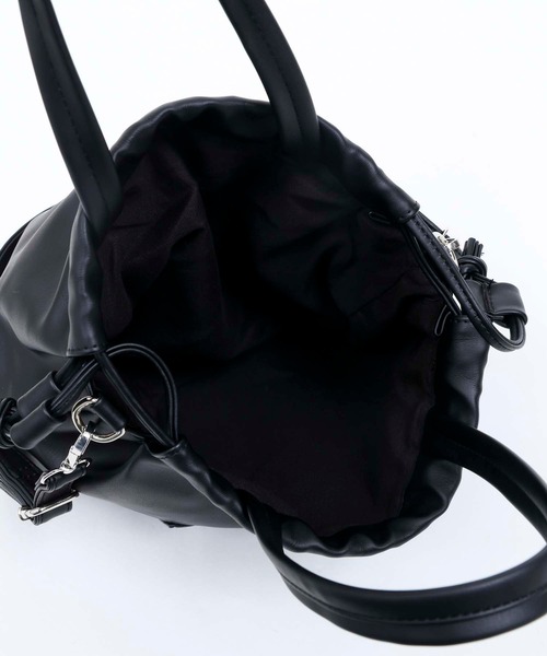 WC（ダブル シー）の「WC/ハンドル巾着ショルダーバッグ（ショルダーバッグ・レディース・ブラック・FREE）」の9枚目の写真