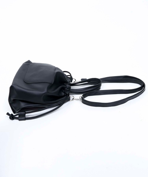 WC（ダブル シー）の「WC/ハンドル巾着ショルダーバッグ（ショルダーバッグ・レディース・ブラック・FREE）」の7枚目の写真