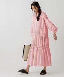 ADAM ET ROPE' | ＜洗える＞ティアードギャザーワンピース(ワンピース)