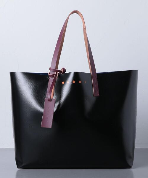 MARNI（マルニ）の「＜MARNI（マルニ）＞ TRIBECATOTE/トートバッグ EW1■■■（トートバッグ・メンズ・ナチュラル/レッド/ブラック/ダークブラウン・FREE）」の2枚目の写真