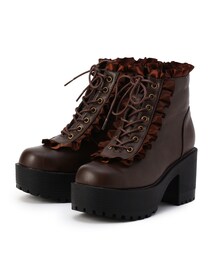 【残りわずか】フリルブーツ