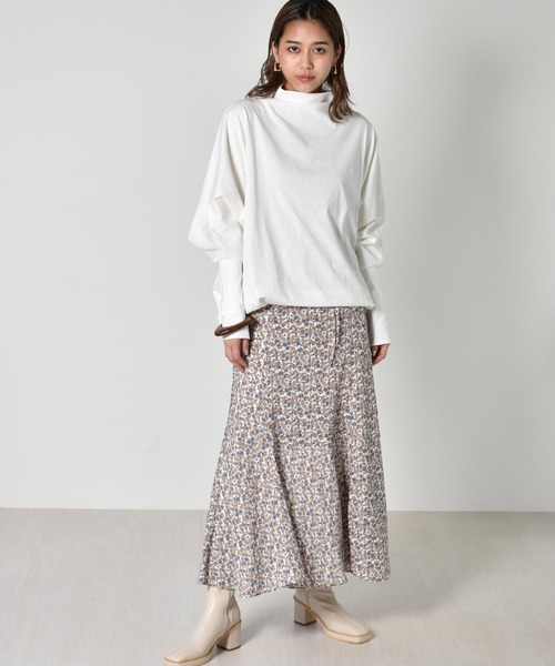 kivi（キヴィ）の「ボトルネックプルオーバー（Tシャツ/カットソー・レディース・ライトグレー/ブラック/アイボリー・FREE）」の6枚目の写真