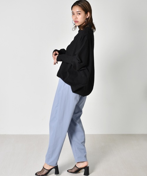 kivi（キヴィ）の「ボトルネックプルオーバー（Tシャツ/カットソー・レディース・ライトグレー/ブラック/アイボリー・FREE）」の8枚目の写真