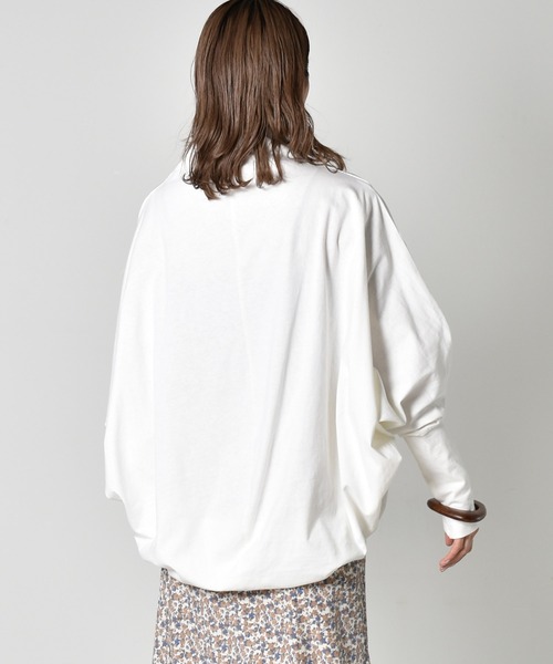 kivi（キヴィ）の「ボトルネックプルオーバー（Tシャツ/カットソー・レディース・ライトグレー/ブラック/アイボリー・FREE）」の13枚目の写真