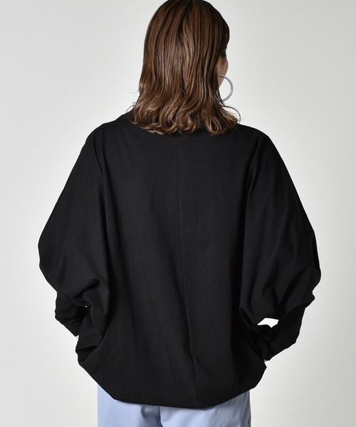 kivi（キヴィ）の「ボトルネックプルオーバー（Tシャツ/カットソー・レディース・ライトグレー/ブラック/アイボリー・FREE）」の15枚目の写真