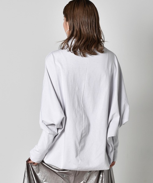 kivi（キヴィ）の「ボトルネックプルオーバー（Tシャツ/カットソー・レディース・ライトグレー/ブラック/アイボリー・FREE）」の17枚目の写真