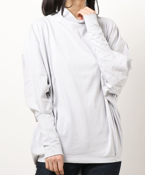 kivi（キヴィ）の「ボトルネックプルオーバー（Tシャツ/カットソー・レディース・ライトグレー/ブラック/アイボリー・FREE）」の22枚目の写真