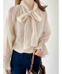 fifth | ドットシフォンボウタイブラウス(シャツ/ブラウス)