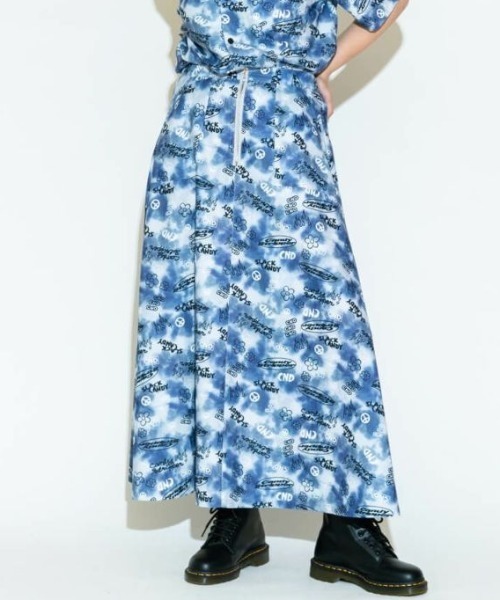 Candy Stripper（キャンディストリッパー）の「SPLENDID CANDY TIE DYE スカート（スカート・レディース・グレー/オレンジ/ブルー・2）」の2枚目の写真