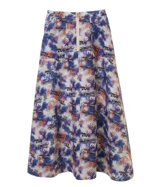 Candy Stripper（キャンディストリッパー）の「SPLENDID CANDY TIE DYE スカート（スカート・レディース・グレー/オレンジ/ブルー・2）」の7枚目の写真