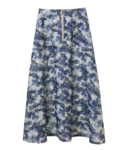 Candy Stripper（キャンディストリッパー）の「SPLENDID CANDY TIE DYE スカート（スカート・レディース・グレー/オレンジ/ブルー・2）」の6枚目の写真