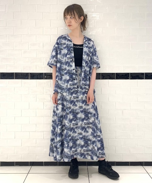 Candy Stripper（キャンディストリッパー）の「SPLENDID CANDY TIE DYE スカート（スカート・レディース・グレー/オレンジ/ブルー・2）」の17枚目の写真