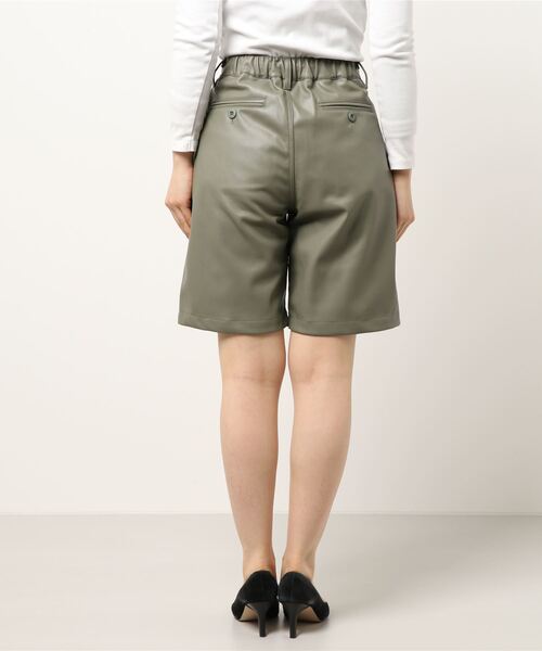 Alluge（アルージュ）の「バミューダパンツ（その他パンツ・レディース・ブラック/カーキ/ベージュ・FREE）」の5枚目の写真