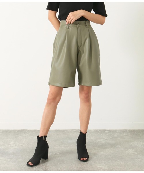 Alluge（アルージュ）の「バミューダパンツ（その他パンツ・レディース・ブラック/カーキ/ベージュ・FREE）」の11枚目の写真