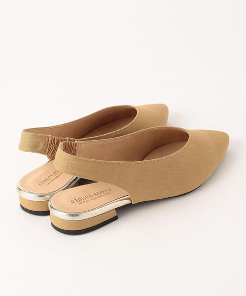 closet story（クローゼットストーリー）の「＜closet story＞バックベルト フラットサンダル（サンダル・レディース・ライトブルー/ベージュ・23cm/23.5cm/24cm/24.5cm）」の6枚目の写真