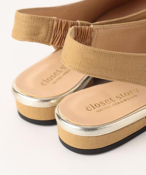 closet story（クローゼットストーリー）の「＜closet story＞バックベルト フラットサンダル（サンダル・レディース・ライトブルー/ベージュ・23cm/23.5cm/24cm/24.5cm）」の13枚目の写真