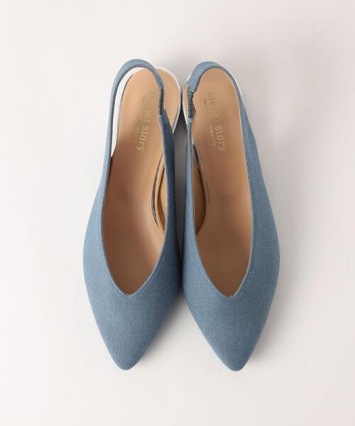 closet story（クローゼットストーリー）の「＜closet story＞バックベルト フラットサンダル（サンダル・レディース・ライトブルー/ベージュ・23cm/23.5cm/24cm/24.5cm）」の12枚目の写真