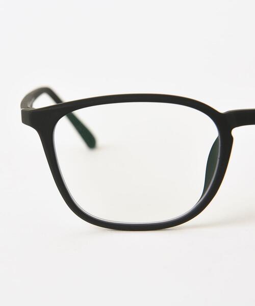 BEAUTY&YOUTH UNITED ARROWS（ビューティーアンドユースユナイテッドアローズ）の「【別注】 ＜AUDIENCE（オーディエンス）＞ SUQARE BLUE LIGHT CUT/アイウェア（メガネ・メンズ・ブラック・FREE）」の7枚目の写真