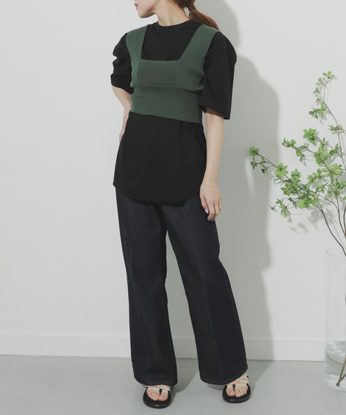 SENSE OF PLACE by URBAN RESEARCH(センスオブプレイスバイアーバンリサーチ)の「センタープレスフレアデニム(デニムパンツ・レディース・ワンウォッシュ/ライトインディゴブルー・MEDIUM/SMALL)」の22枚目の写真