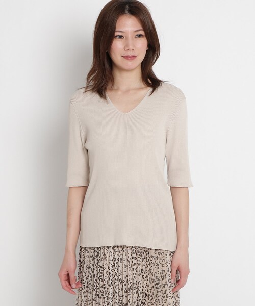 COUP DE CHANCE - 新品タグ 未着 COUP DE CHANCE【洗える】ニードルVネックニット COUP DE CHANCE - 新品タグ 未着 COUP DE CHANCE【洗える