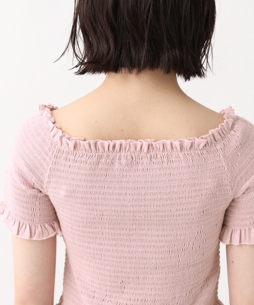 repipi armario（レピピ アルマリオ）の「シャーリングショートスリーブ（Tシャツ/カットソー・キッズ・ブラック/ホワイト/ライトピンク・SMALL/LARGE/MEDIUM）」の22枚目の写真