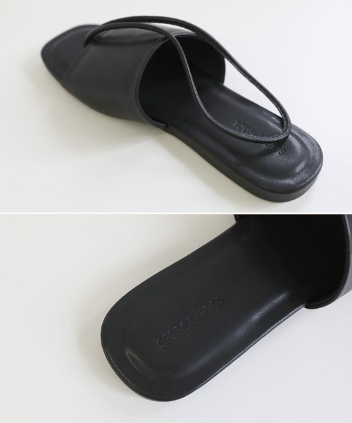 select MOCA（セレクトモカ）の「2021 SS フェイクレザーサンダル（サンダル・レディース・ブラック/ブラウン/アイボリー・SMALL/MEDIUM/LARGE）」の18枚目の写真