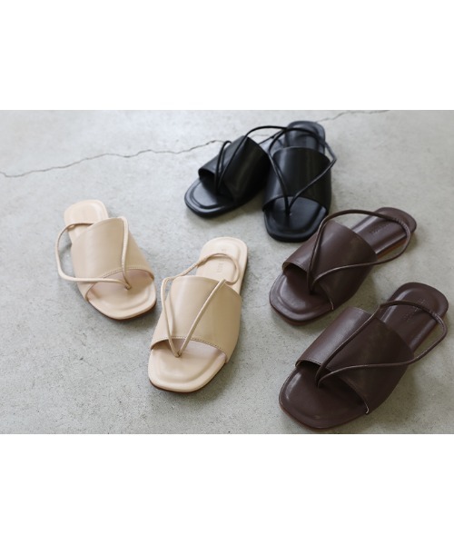 select MOCA（セレクトモカ）の「2021 SS フェイクレザーサンダル（サンダル・レディース・ブラック/ブラウン/アイボリー・SMALL/MEDIUM/LARGE）」の19枚目の写真