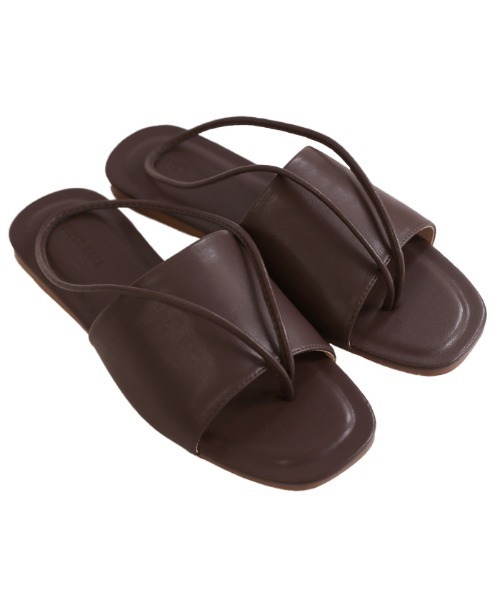 select MOCA（セレクトモカ）の「2021 SS フェイクレザーサンダル（サンダル・レディース・ブラック/ブラウン/アイボリー・SMALL/MEDIUM/LARGE）」の15枚目の写真