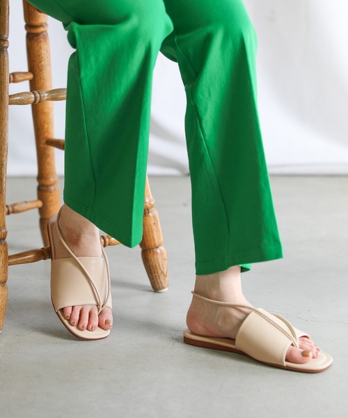 select MOCA（セレクトモカ）の「2021 SS フェイクレザーサンダル（サンダル・レディース・ブラック/ブラウン/アイボリー・SMALL/MEDIUM/LARGE）」の7枚目の写真