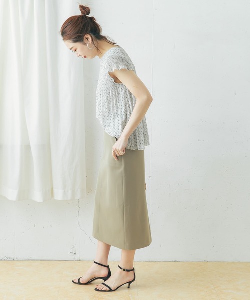 URBAN RESEARCH ROSSO（アーバンリサーチロッソ）の「ランダムプリーツドットプリントブラウス（シャツ/ブラウス・レディース・ホワイト系その他/ブルー系その他・FREE）」の17枚目の写真