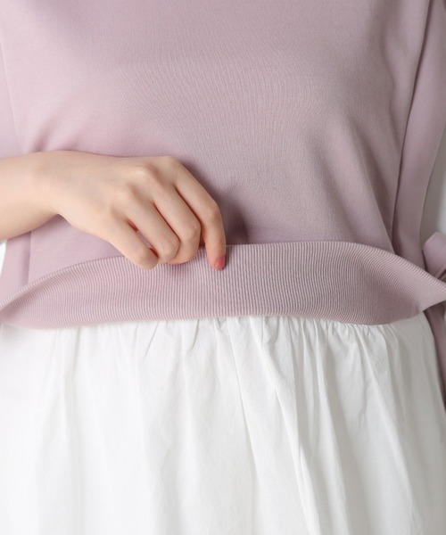 Honeys（ハニーズ）の「レイヤード風チュニック（その他トップス・レディース・ブラック/ベージュ/オリーブ/ピンク・S/M/L）」の11枚目の写真