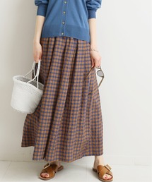 IENA | ギンガムギャザースカート◆(スカート)
