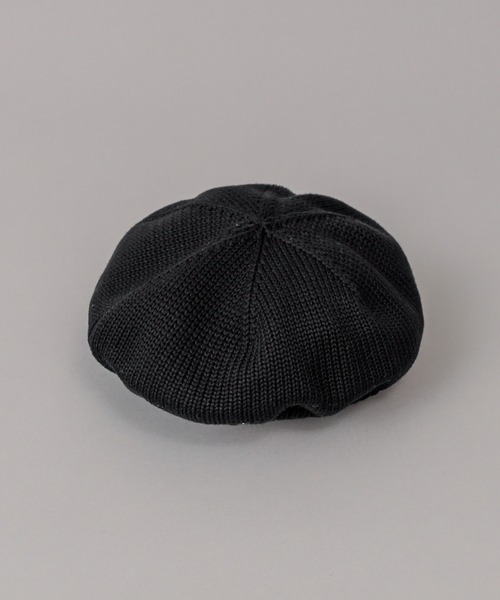 CIAOPANIC（チャオパニック）の「サマーニットベレー帽（ハンチング/ベレー帽・メンズ・ブラック/グレー/ネイビー・FREE）」の2枚目の写真