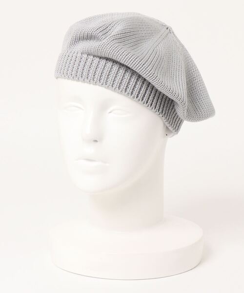 CIAOPANIC（チャオパニック）の「サマーニットベレー帽（ハンチング/ベレー帽・メンズ・ブラック/グレー/ネイビー・FREE）」の10枚目の写真