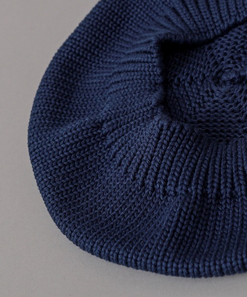 CIAOPANIC（チャオパニック）の「サマーニットベレー帽（ハンチング/ベレー帽・メンズ・ブラック/グレー/ネイビー・FREE）」の7枚目の写真