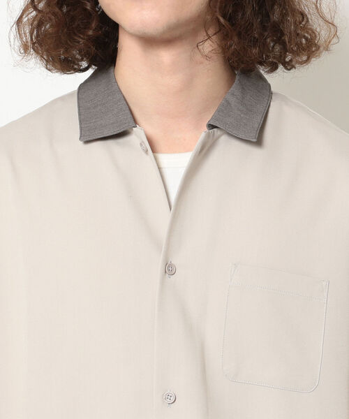 L.H.P（エルエイチピー）の「【web限定】T/Rレギュラーカラーシャツ（シャツ/ブラウス・メンズ・サックスブルー/グリーン/ライトグレー/ブラック/ベージュ・LARGE/MEDIUM/X-LARGE）」の18枚目の写真