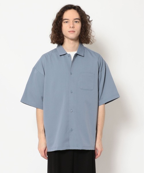 L.H.P（エルエイチピー）の「【web限定】T/Rレギュラーカラーシャツ（シャツ/ブラウス・メンズ・サックスブルー/グリーン/ライトグレー/ブラック/ベージュ・LARGE/MEDIUM/X-LARGE）」の5枚目の写真