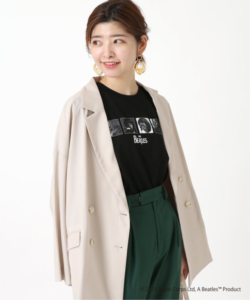 The Beatles（ザビートルズ）の「ROCK STANLEY THE BEATLES ノースリーブTシャツ◆（Tシャツ/カットソー・レディース・ホワイト/ブラック・FREE）」の6枚目の写真